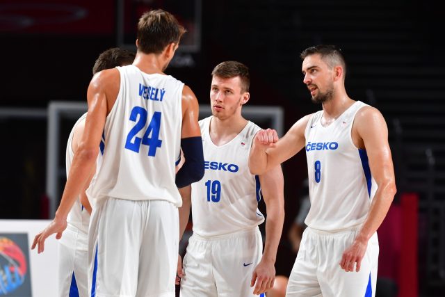 Česká basketbalová reprezentace ladí formu před startem EuroBasketu 2022 | foto: Profimedia