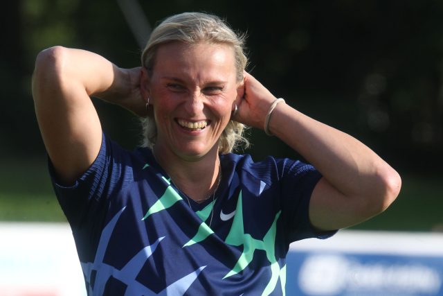 Barbora Špotáková v Kladně | foto: Profimedia