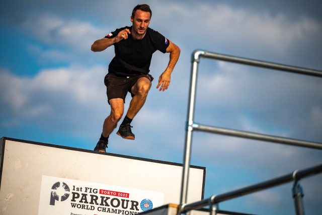 Parkourista Jaroslav Chum | foto: Profimedia