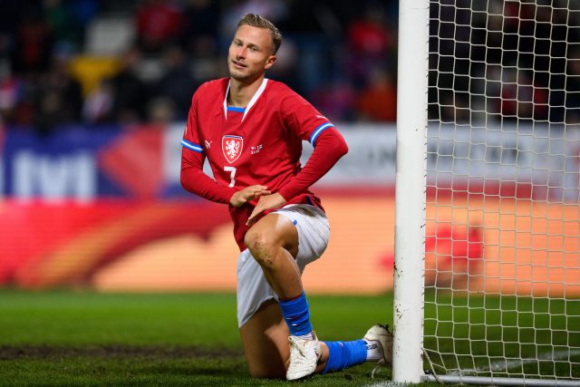 Antonín Barák v dresu národního týmu. | foto: Profimedia