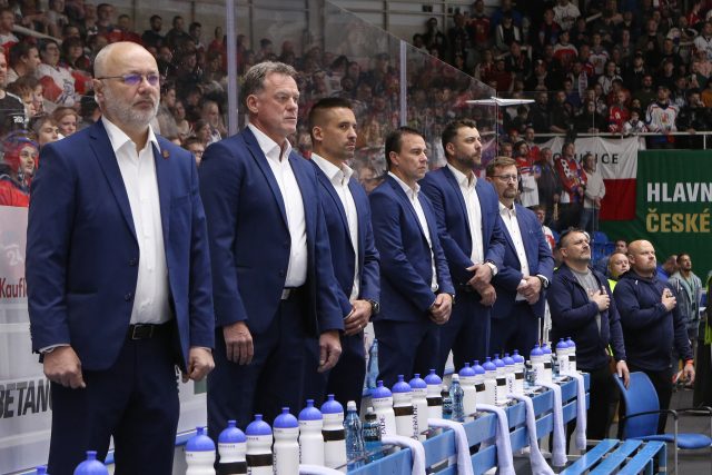 Realizační tým české hokejové reprezentace | foto: Pavel Paprskář,  ČTK