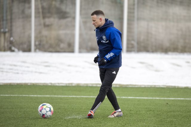 Fotbalista Jan Sýkora se zapojil do zimní přípravy v dresu olomoucké Sigmy | foto: Stanislav Heloňa,  ČTK