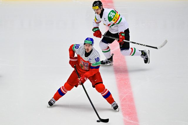 Roman Červenka v utkání proti Maďarsku | foto: Vít Šimánek,  Profimedia