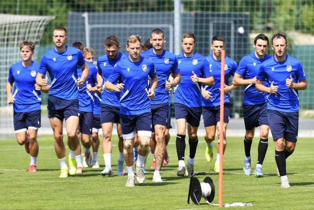 Fotbalisté Plzně na tréninku | foto: Miroslav Chaloupka,  ČTK