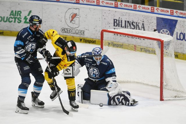 Litvínov porazil v prodloužení Liberec 4:3 | foto: Ondřej Bičiště,  MFDNES + LN / Profimedia
