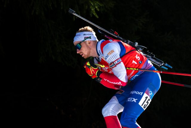 Vítězslav Hornig dojel ve stíhacím závodě v Novém Městě na Moravě na 15. místě | foto: Zuzana Jarolímková,  iROZHLAS.cz