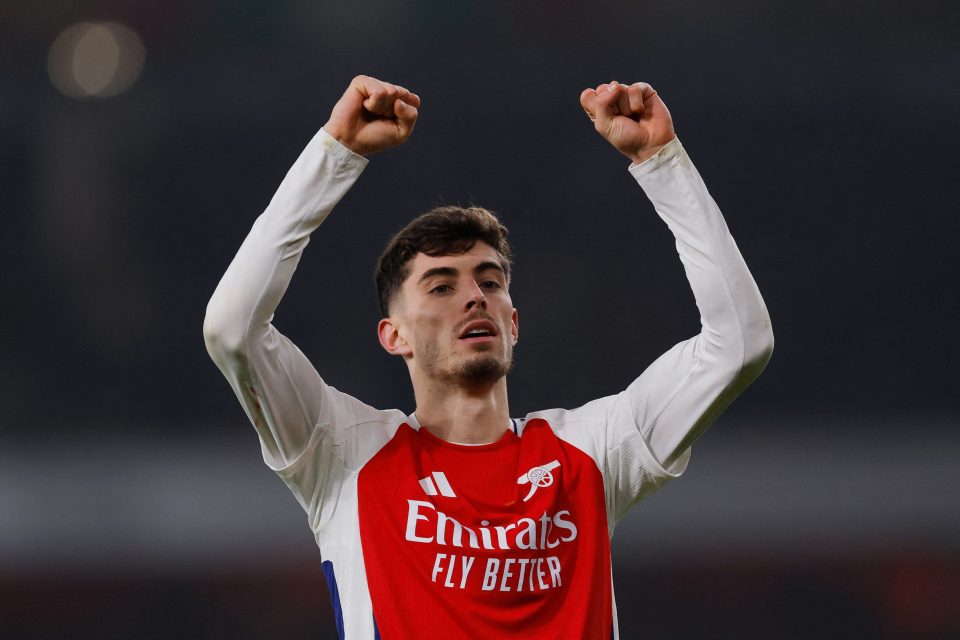 Kai Havertz  (18.1.2025) | foto: Andrew Couldridge,  Action Images via Reuters